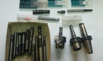 KIENINGER 18x WSP end mills/screw-in cutters + holders + 50x WSP