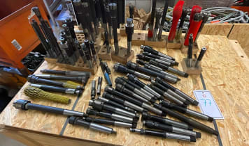 Lot DIHART reaming tools in various sizes Lot DIHART reaming tools in various sizes