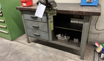 Working bench with contents