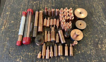 Lot Copper electrodes Lot Copper electrodes