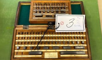 Lot gauge block boxes Lot gauge block boxes