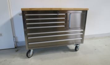 WMT 122 RVS Tool trolley