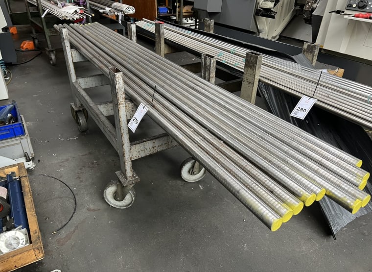 Trolley with bar material