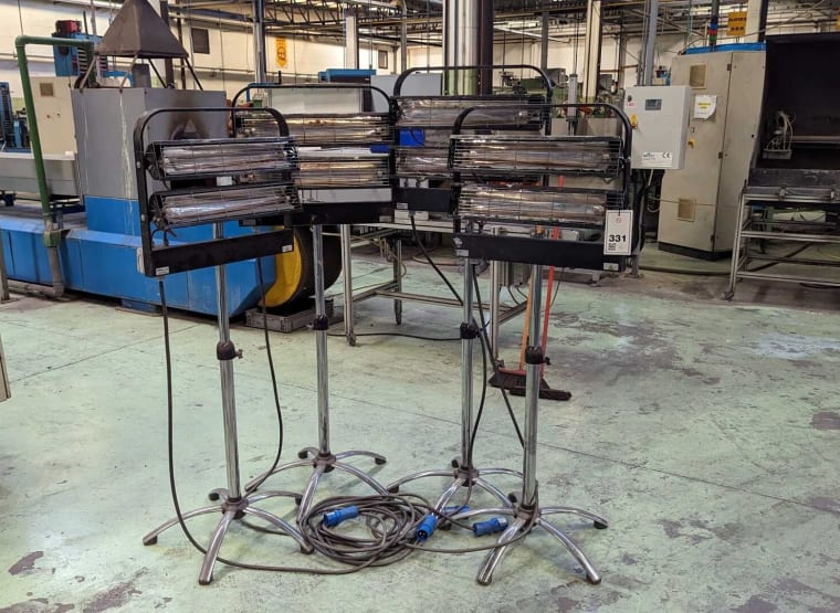 Lotto di lampade a infrarossi (x4) SYNER PROGETTI IR PA 2600