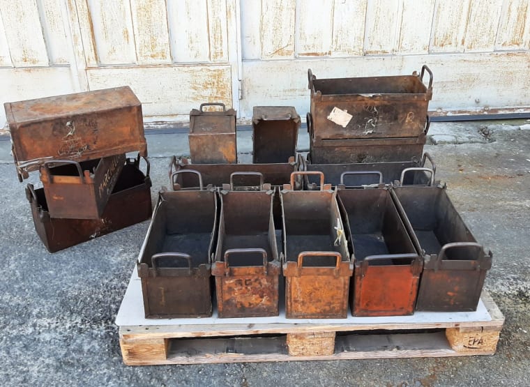 Lot Of Iron Boxes (X15)