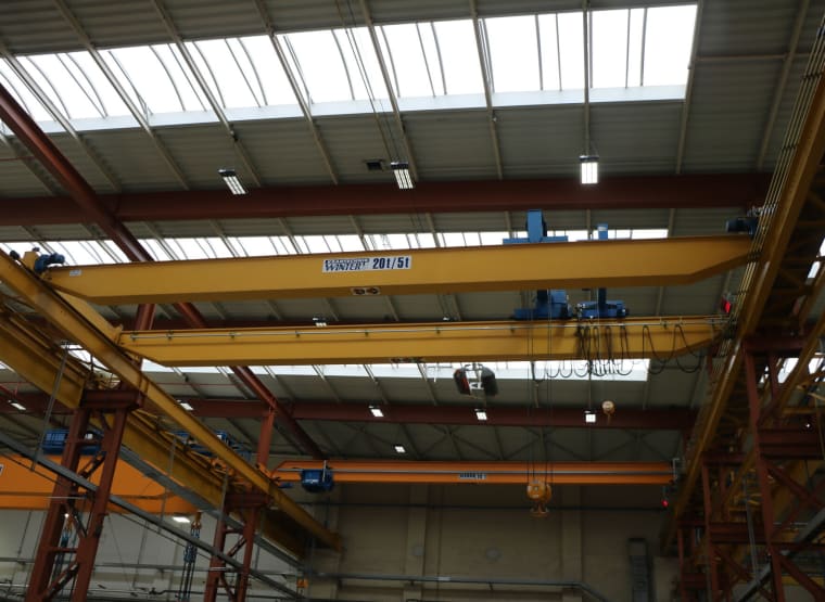WEBER 2-girder bridge crane, 20 t