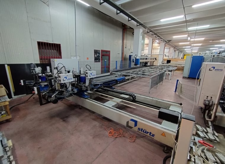 STÜRTZ 2AS-JC + SE-HSM-30/26 COMPACT PVC Window Welding and Finishing Line