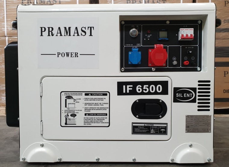 PRAMAST IF6500 Dreiphasiger Stromerzeuger 5 kW