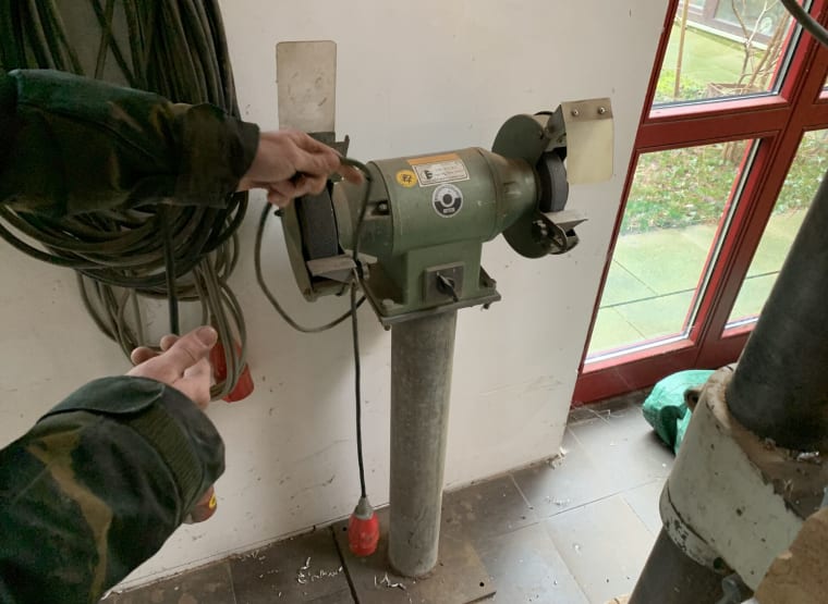 ELEKTRA BECKUM SL 200D Bench Grinder