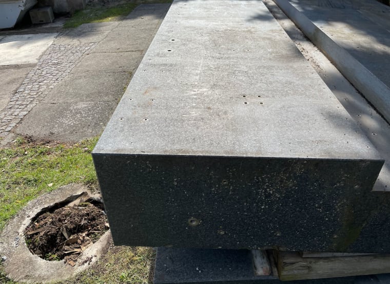 NTS BOTECH Granite measuring table, Motion Platform 3400x2000x442