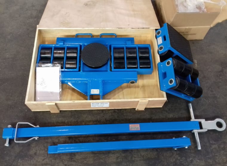 Set Machinery Skates 24.000 kg With Turntable