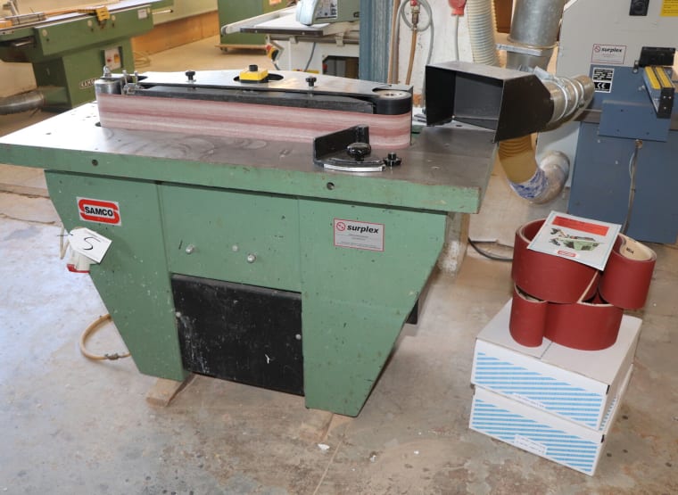 SAMCO UNILEV 15 Edge Sanding Machine with Belt Oscillation