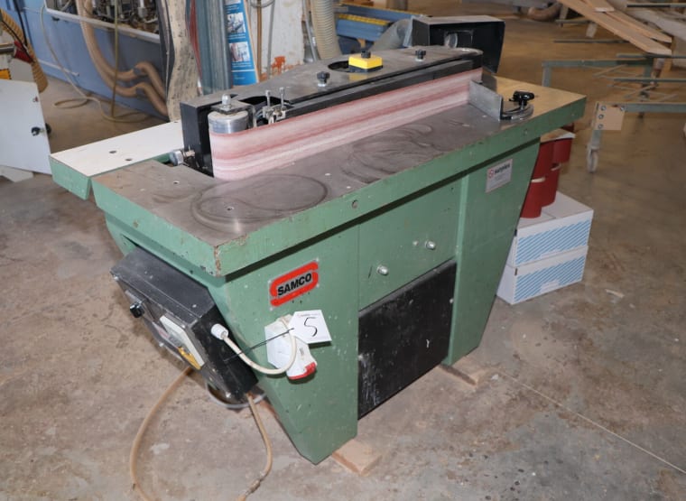 SAMCO UNILEV 15 Edge Sanding Machine with Belt Oscillation