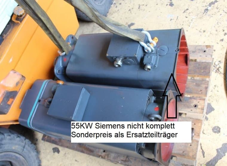 1 piece SIEMENS drive motor 55 kw - not complete