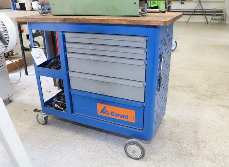 GARANT workshop trolley with contents