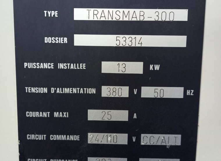 SOMAB Transmab 300 Lathe
