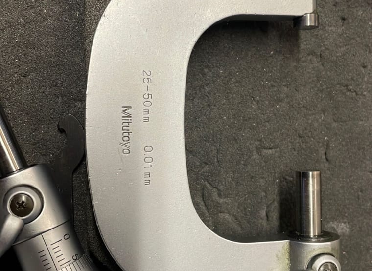 Lot MITUTOYO outside micrometers 0 50 mm buy used