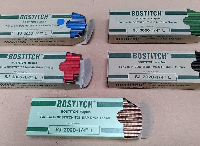 BOSTITCH staples, approx. 19 million pieces