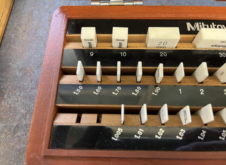 MITUTOYO Gauge block box покупайте б/у