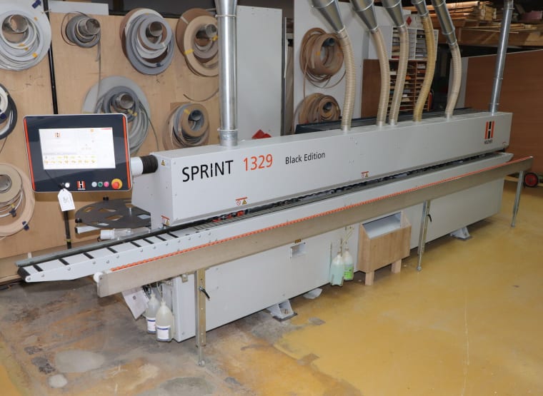 HOLZ-HER SPRINT 1329 Black Edition Edge Banding Machine with Jointing Router