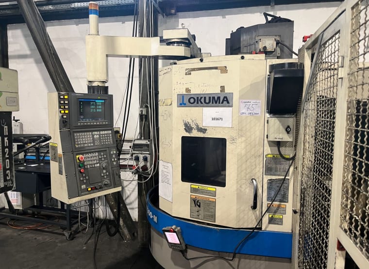 OKUMA LVT 300-M CNC-Vertikaldrehmaschine