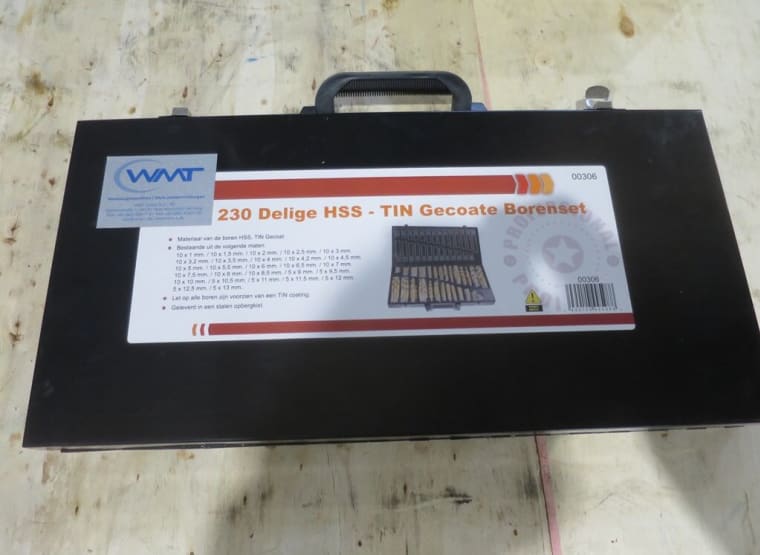 WMT 1 - 10mm Drill set 230 pieces