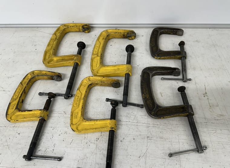 STANLEY Record G Clamps Qty 6 buy used
