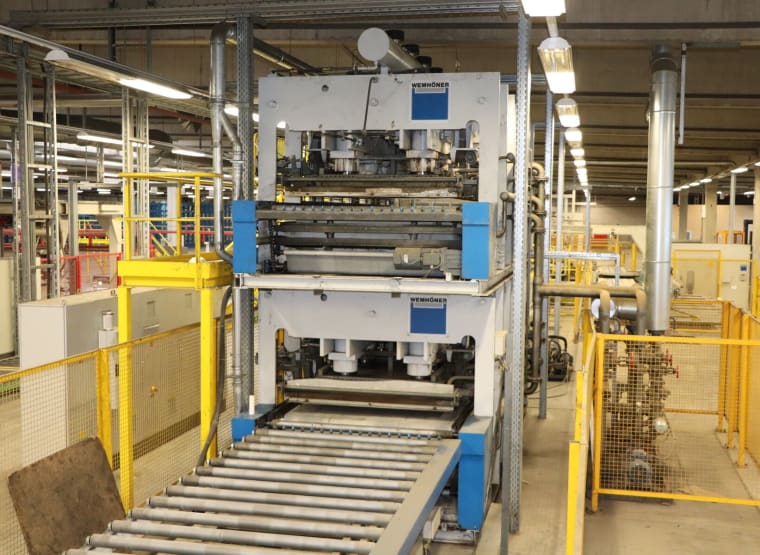 WEMHOENER KT-V-1 E Short-cycle pressing system