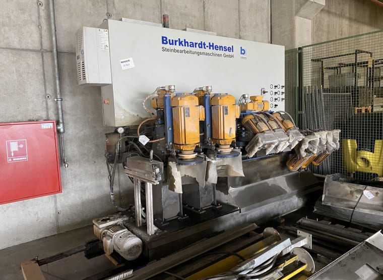 BURKHARDT HENSEL KSA 579 + AT 1 Kantenschleifmaschine für Steinbearbeitung