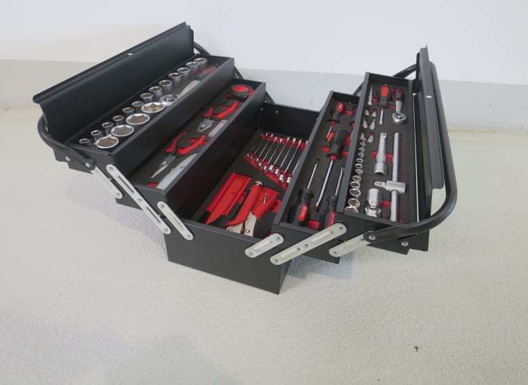 Filled sales tool chest