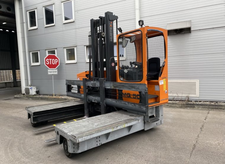 HUBTEX MQ 50 Electric 4-way side loader with scales