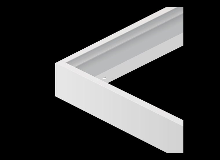 VENUS 60x Rahmen für Panel 60x60 cm - Aluminium - Weiß