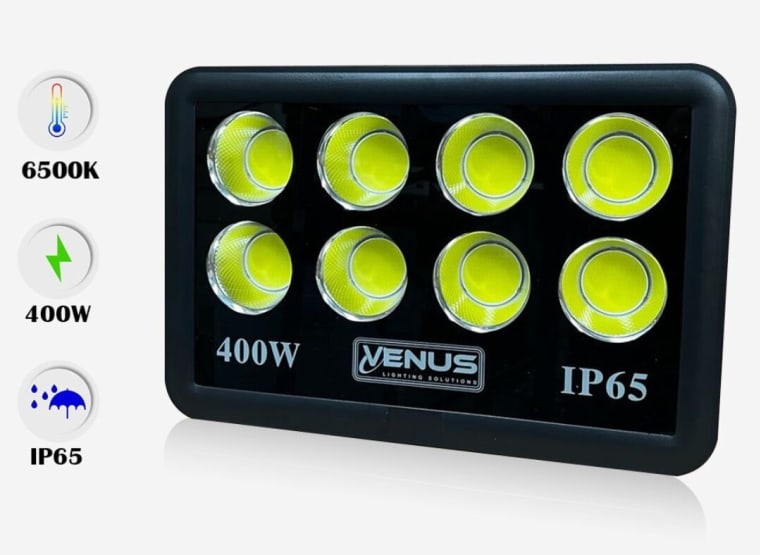 VENUS 10x Floodlight 400W LED waterproof IP65 - 6500K cold white