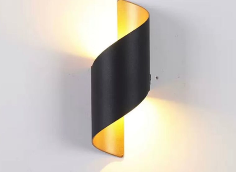 VENUS 10 x Wall lamp total 6W LED up/down - IP54 waterproof -3500K warm white (SW-34)