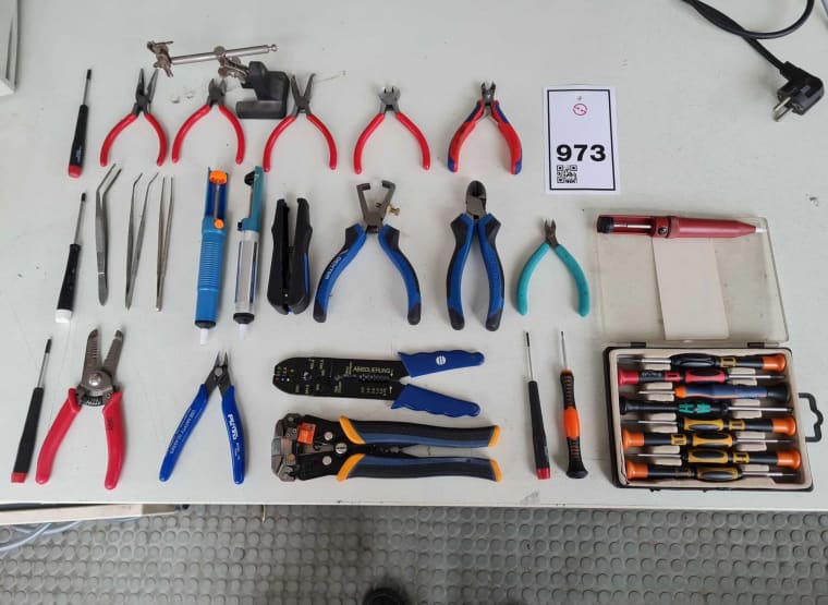 Conjunto de herramientas de trabajo