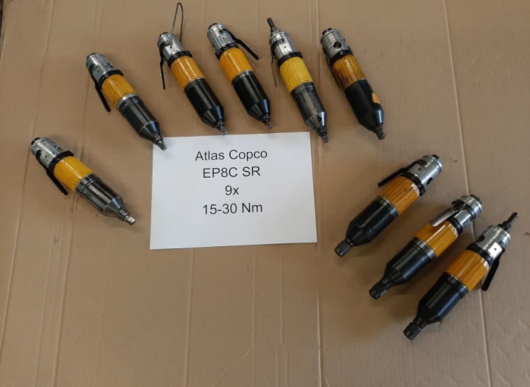 Lot ATLAS COPCO EP8C SR pneumatic screwdrivers