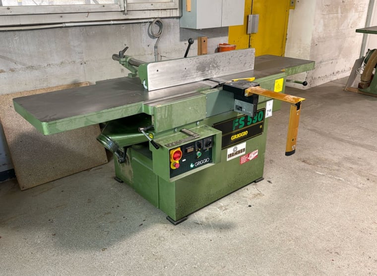 GRIGGIO FS 530 jointer and thickness planer