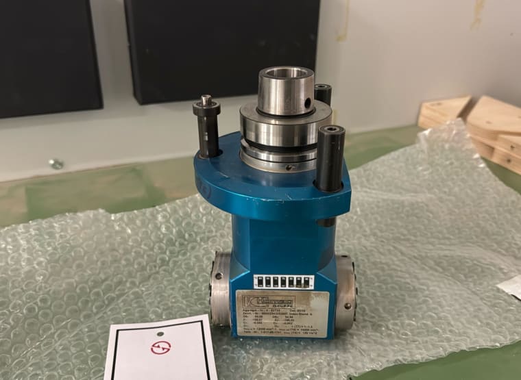 HOMAG two-spindle drilling and milling unit