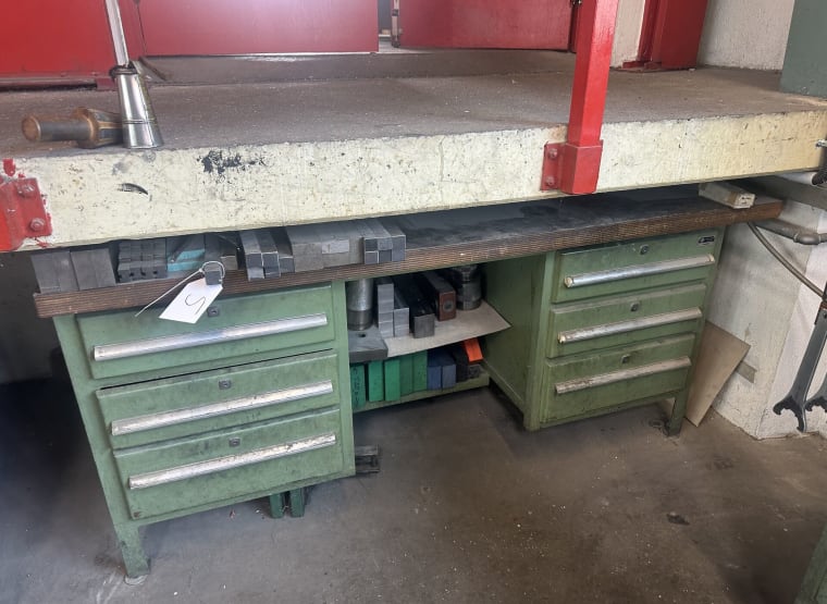 TRAUB workbench with contents