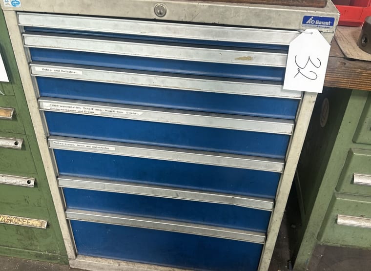 GARANT workshop drawer cabinet with contents