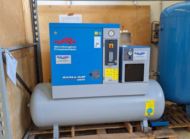 Compressor AIR WORTHINGTON CREYSSENSAC com secador e depósito
