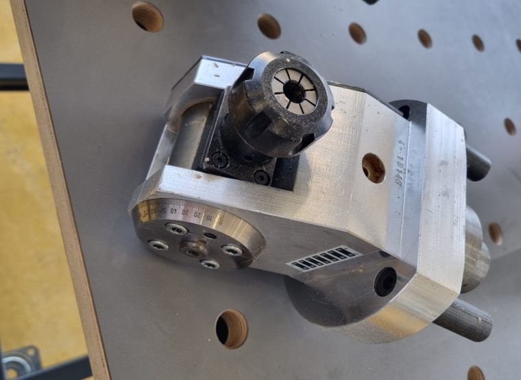 Homag CNC milling unit cranked manual swivelling drilling unit