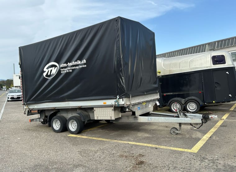 HUMBAUR HT 3500 material transport trailer