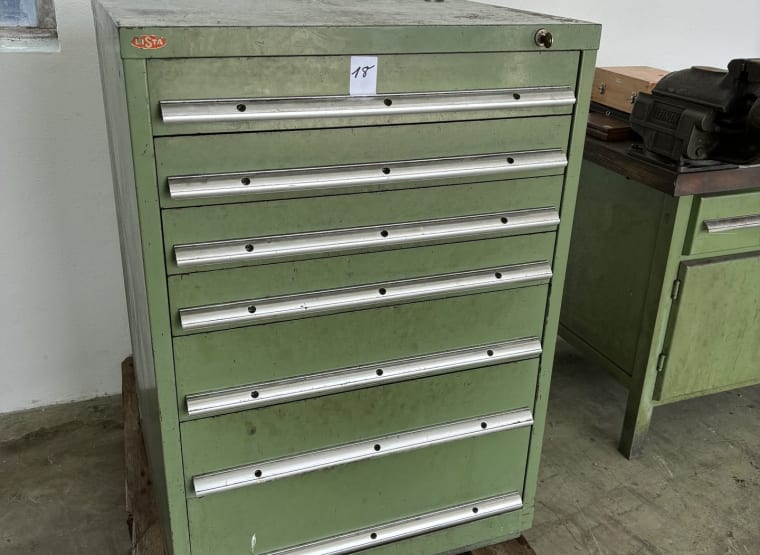 HOFFMANN Workshop cabinet with contents