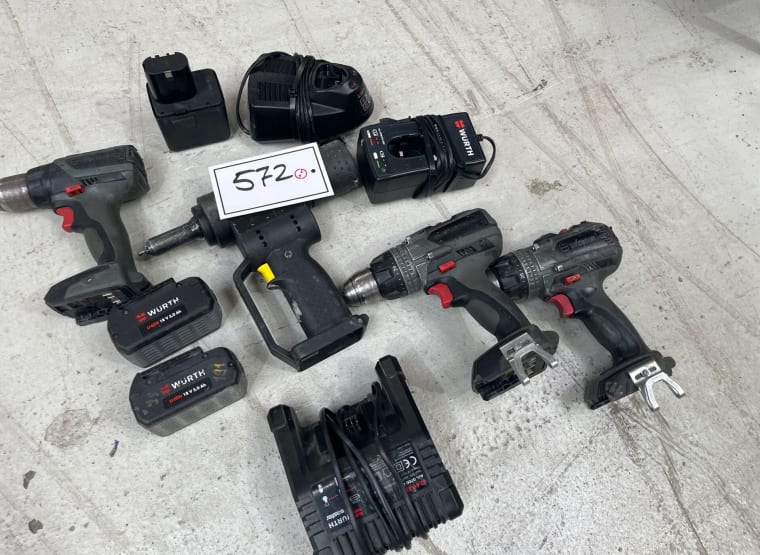 WÜRTH Lot Akülü Aletler (4 adet)