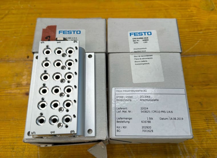 FESTO CPE 1.0 - PRS - 1 / 4 - 6 connection block