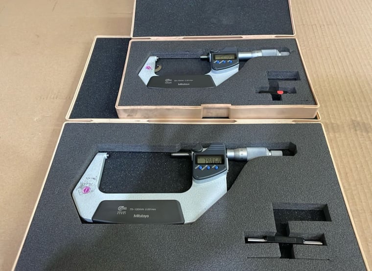 MITUTOYO Bügelmikrometerschrauben, 2 Stück