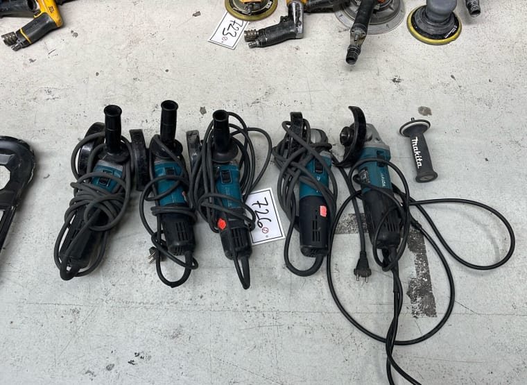 Smerigliatrici angolari MAKITA Lot (5 pezzi)