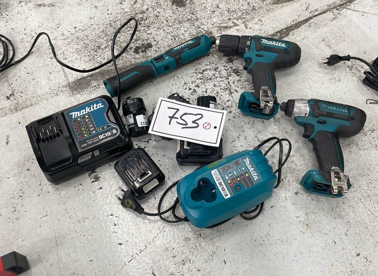 MAKITA Lot Cordless Tools (3 pcs.)