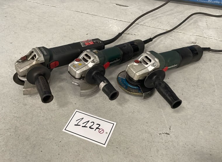 METABO Lot Angle Grinders (3 pcs.)